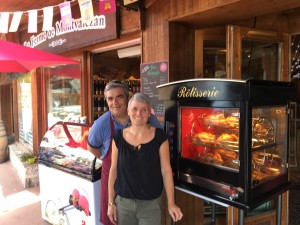 Valérie et son mari, Olivier, qui l’épaulera le week-end et pour les fêtes.