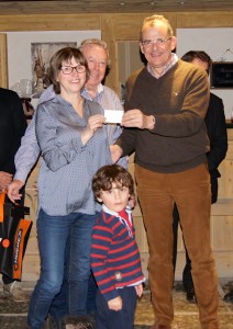 Christian Van der Veken a offert un diamant à Marie-Odile Aniéré.