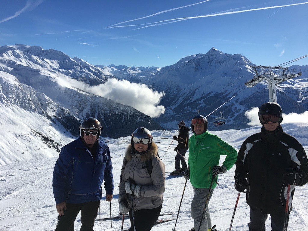 Au-dessus des nuages et face au Mont-Pourri