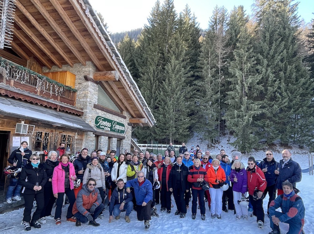 Au Coppapan, avec Giorgio et Gianni, les maîtres des lieux.
