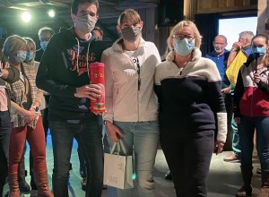 Médaille de bronze pour Céline et Florent Persichini-Leclercq.