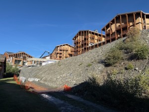 L’Ecrin Blanc d’Odalys vu de la façade nord du chalet C