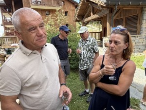 Jacky Arpin, maire de Montvalezan et Odile Hallynck, nouvelle présidente de l’ACCB